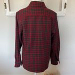 Woolrich Vintage  Women's Red & Black Plaid Wool Blend Full-Zip Jacket Photo 2