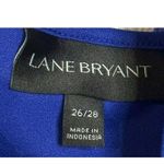 Lane Bryant Ladies Purple Multi-Color Belted Knee Length Stylish Dress SZ 24/26 Photo 8