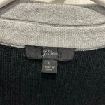 J.Crew Gray Black Merino Wool Cotton Blend Open Cardigan Sweater Blazer Large Photo 2
