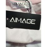 Aimage Pink High Waist Bikini Set Two Piece Swimsuit Cute Swimwear Size M Pink Size M Photo 7