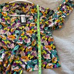 Boohoo NWT  Floral Front Knot Blouse Photo 8