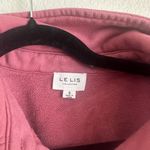 Le lis Women's Burgundy Cropped Sweatshirt Photo 1