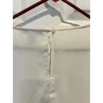 Forever 21 Contemporary Women’s XL Cream Blouse Faux Wrap Holiday‎ Winter White Photo 6