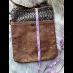 Myra Bag Leather Crossbody Purse Brown Photo 5