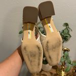 Sam Edelman Women's 8.5 Light Natural Tracie Slingback Heels Elegant Wedding Photo 4