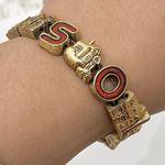 Vintage Realtor “SOLD” House Slider Charm Bracelet Photo 7