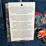 Valentino Jamaica Butterfly Denim Shorts Blue Medium Wash Size‎ 24 NWT Photo 10