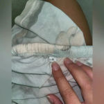 Vintage 80s ESLEEP Medium Cloud Pajama Set Shorts & Top Blue Photo 8