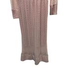 Julia Jordan CDO‎  Women Size S Dress Pink Long Sleeve Mesh Dress Neck Formal Photo 3