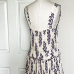 J.Crew  Cream and Lavender Pattern Lilac  Smock Midi Dress Photo 6