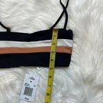 l*space L* Rebel Stripe Bikini Top. Size XSmall. New With Tags. Photo 6