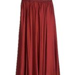 vtg Cameron Blake Dress Womens 10 Red Beaded Evening Gown Formal Prom Strapless Photo 0
