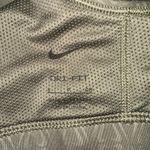 Nike  Dri-FIT Sports Bra Medium Support Cross Back Olive Green swoosh heart Small Photo 3