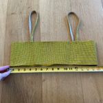 Nué Women's Yellow Crystal Embellished Charlotte Cropped Top Size XS Photo 2