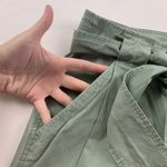 Rebecca Taylor La Vie Sage Cotton Twill Belted High Rise Trouser Pant 28 Photo 3