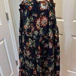 easel  Los Angeles Women's Floral Tiered Dress M Multicolor Summer Short Photo 0