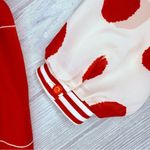 Vintage Nina Donis retro red polka dot swing dress pin up girl long sleeve dress Size M Photo 7