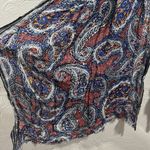 J.Crew  Paisley Print Linen Blend Scarf Photo 2