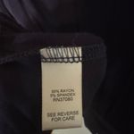 Cato  Navy Blue Knit Top Plus 18/20W Scoop Neck Stretchy Casual Blouse Photo 4