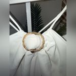 Elliatt Arctic White Off-Shoulder Mini Dress Medium Photo 4