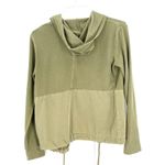 Anthropologie Postmark Sage Green Anorak Open Front Cardigan Adjustable Hoodie Photo 6