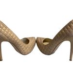 BCBGeneration , Pixie Style, Cream/ Tan, Quilted Pattern, stiletto, heels, Sz 8M, Photo 1