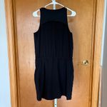 Athleta  Expedition Dress Black Size 8 Tank Zip Front Pockets‎ Athleisure Photo 1
