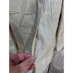 ana a new approach metallic linen blend jacket womens large Gold Photo 5