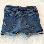 Abercrombie & Fitch Harper Low Rise Midi Jean Shorts Cuffed Distressed Size 00 Photo 4