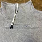 Vineyard Vines Womens Medium Gray Mock Cowl Neck Pullover Fleece Sweatshirt Photo 1