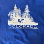 American Eagle Vintage-inspired Colorado Blue Women's Oversized Sweatshirt Size XS Photo 1