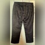 Elle  black lace overlay cropped dress pants - black - size 10 Photo 4