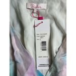 Parker  Revolve Pastel Swirl Watercolor Smocked boho Silk NWT Dress Size‎ S Photo 1