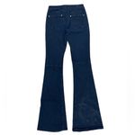 Alice + Olivia  Navy Flare Jeans Photo 1