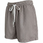 Keren Hart Gingham Cotton Lounge Shorts Brown Check Elastic‎ Waist Women Lg New Photo 0
