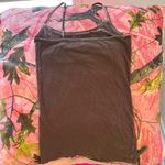 Aeropostale y2k vintage 2000s brown full length cami tank top w/ built in bra Photo 7