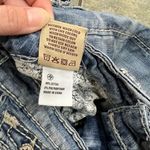 Big star Collection Blue Liv Jeans Women’s 27Long Embroidered Pockets Biker Y2K Photo 8