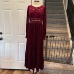 In Loom  velvet castlecore long sleeve maxi dress Photo 2