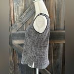 Vince Camuto  Gray Black White Textured Sleeveless Patterned‎ Blouse Top Photo 1