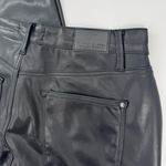 Judy Blue  Faux Leather Tummy Control High Rise Straight Pants Black Size 14W NWT Photo 6