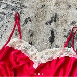 Victoria's Secret Red Satin Top Photo 1