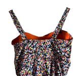Anne cole Twist Front Shirred Confetti Multicolor One Piece Swimsuit Plus 22W Photo 8