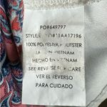 Three Pink Hearts Pink and white paisley print boho smocked ruffle maxi dress size XL Photo 8