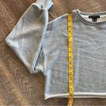 Forever 21  Crop Sweatshirt Slouchy Athleisure Gray Sporty Medium Photo 7