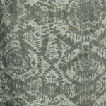 Lina Tomei Dress Women Medium Green Cream Geometric 100% Linen Shift Casual Work Photo 5