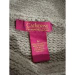 Catherine Malandrino blush pinkish tan cozy mock neck sweater sz M Photo 2