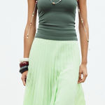 ZARA Light Green A-Line Skirt Photo 0