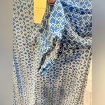 Pleione Anthropologie  Tunic Dress Geometric blue and white medium-large NWT Photo 3