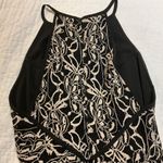 Necessary Objects  Black Cream Floral Mini Dress Size Small Photo 4