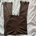 Streetwear Society Brown wide leg cutout pants Photo 2